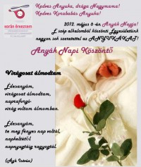 anyák napi köszöntő 2012